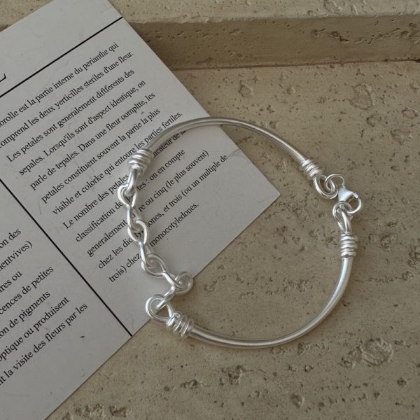 Wholesale 925 Sterling Silver Chain Bangle - Image 3