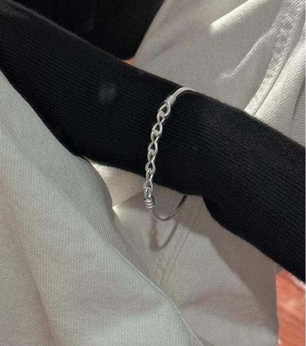 Wholesale 925 Sterling Silver Chain Bangle - Image 6