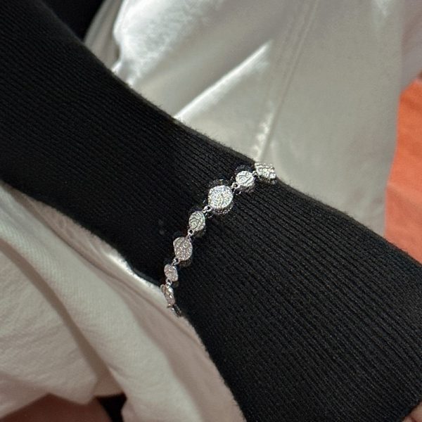 Wholesale 925 Sterling Silver Textured Bracelet - Image 5