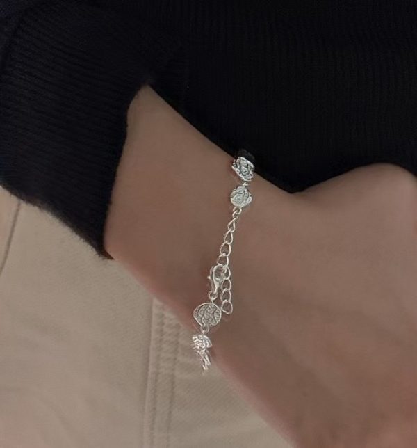 Wholesale 925 Sterling Silver Textured Bracelet - Image 6