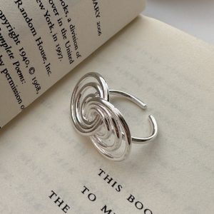 Wholesale 925 Sterling Silver Cross Circle Ring