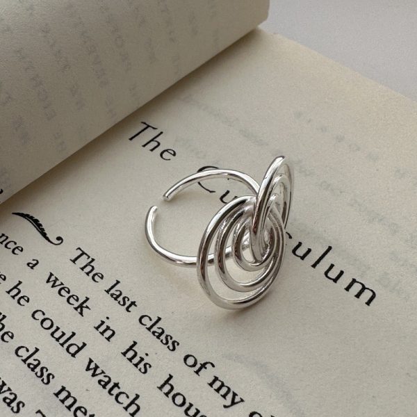 Wholesale 925 Sterling Silver Cross Circle Ring - Image 2