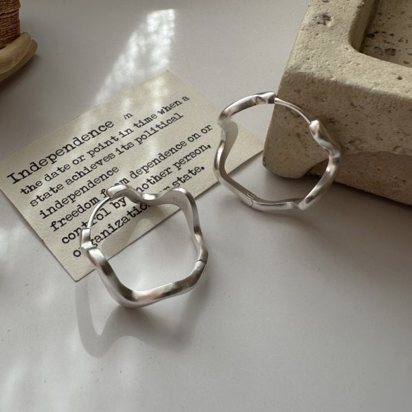 Wholesale 925 Sterling Silver Wave Earrings - Image 3