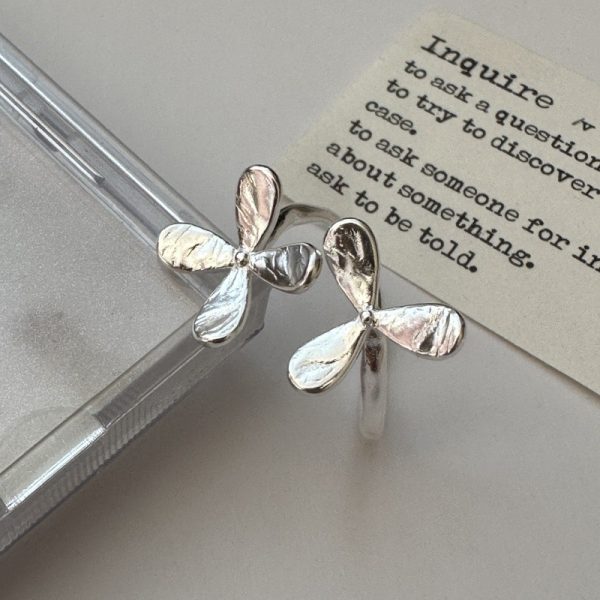 Wholesale 925 Sterling Silver Flower Ring - Image 2