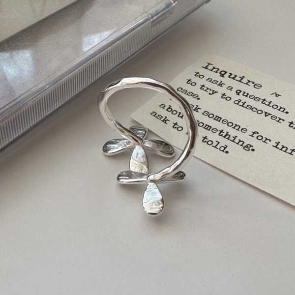 Wholesale 925 Sterling Silver Flower Ring - Image 3