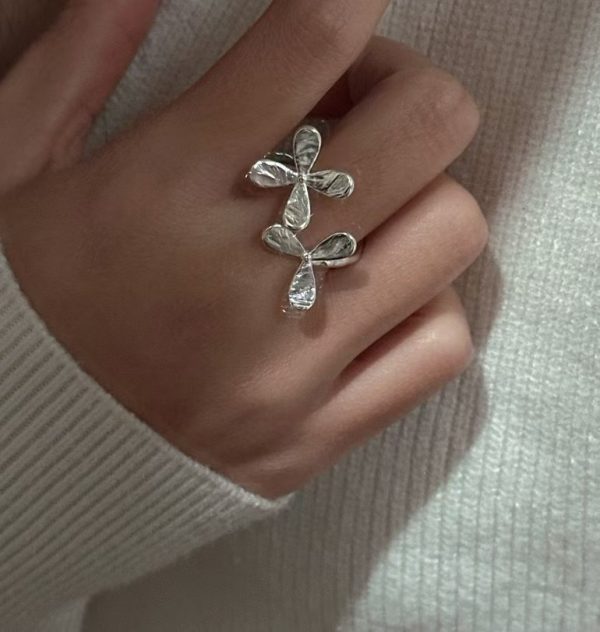 Wholesale 925 Sterling Silver Flower Ring - Image 4
