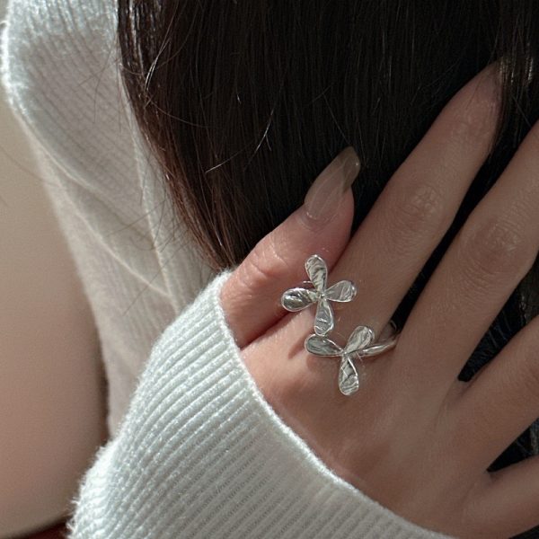 Wholesale 925 Sterling Silver Flower Ring - Image 6