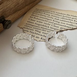 Wholesale 925 Sterling Silver Woven Ring