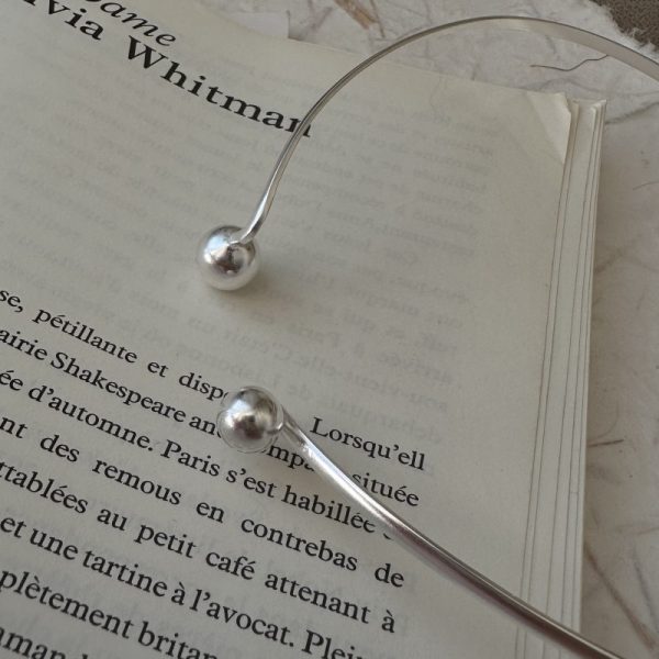 Wholesale 925 Sterling Silver Chunky Bead Choker - Image 2