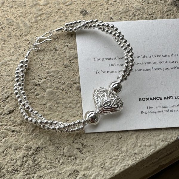 Wholesale 925 Sterling Silver Love Bangle - Image 2