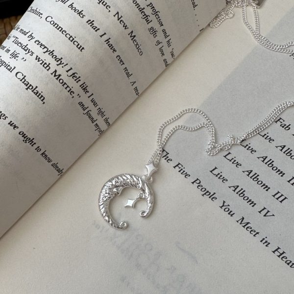 Wholesale 925 Sterling Silver Moon Long Necklace - Image 2