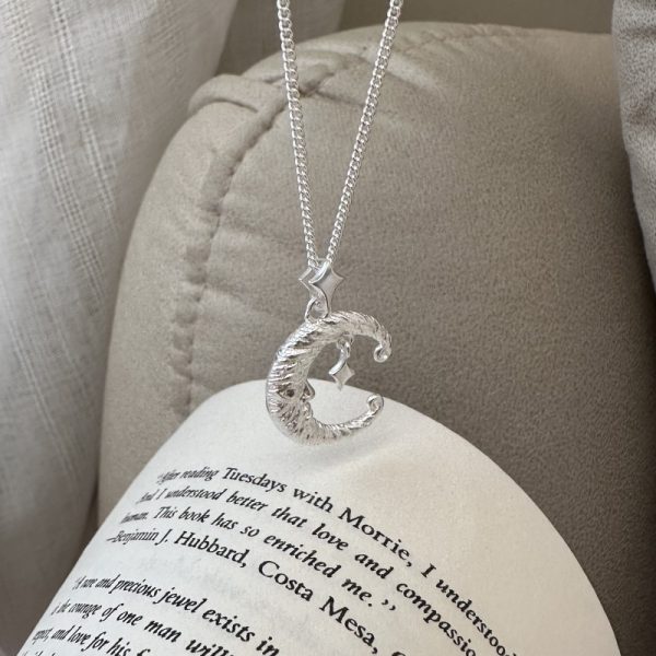 Wholesale 925 Sterling Silver Moon Long Necklace - Image 3