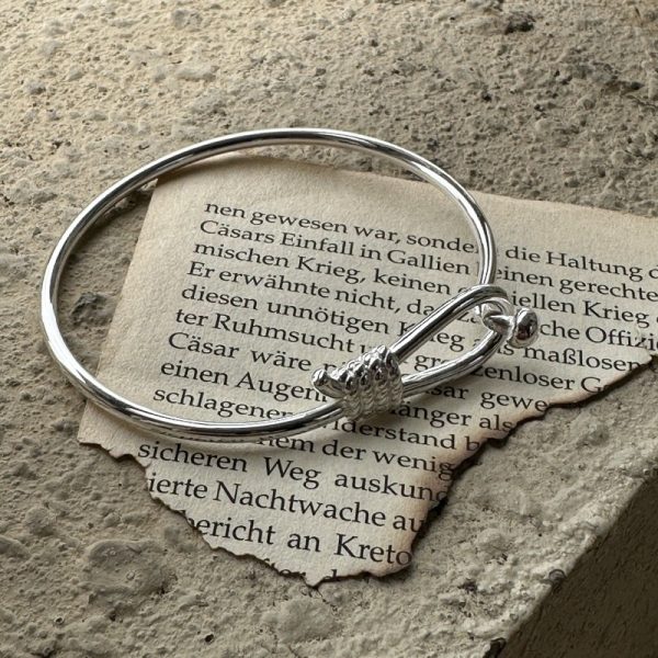 Wholesale 925 Sterling Silver Horseshoe Bangle