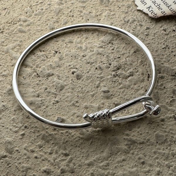 Wholesale 925 Sterling Silver Horseshoe Bangle - Image 3