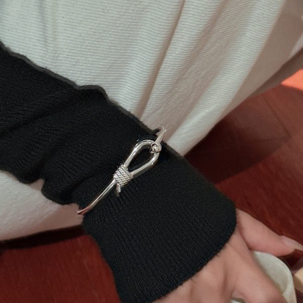 Wholesale 925 Sterling Silver Horseshoe Bangle - Image 5