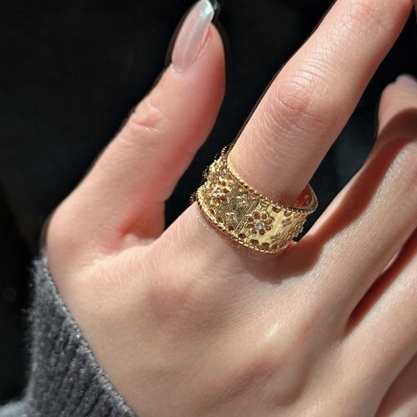 Wholesale 925 Sterling Silver Flower Open Ring - Image 4