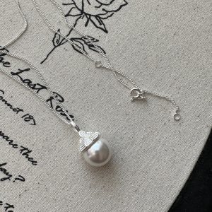 Wholesale 925 Sterling Silver Swarovski Pearl Necklace