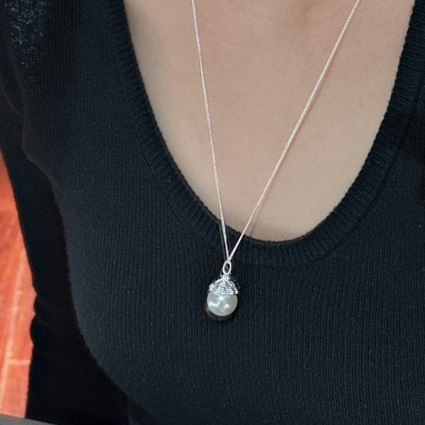 Wholesale 925 Sterling Silver Swarovski Pearl Necklace - Image 4