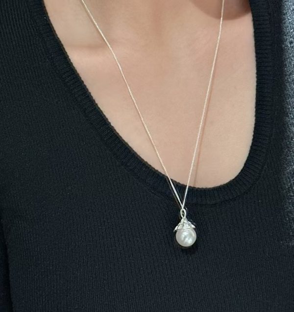 Wholesale 925 Sterling Silver Swarovski Pearl Necklace - Image 6
