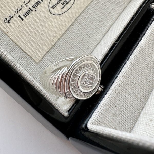Wholesale 925 Sterling Silver Zircon Open Ring - Image 3