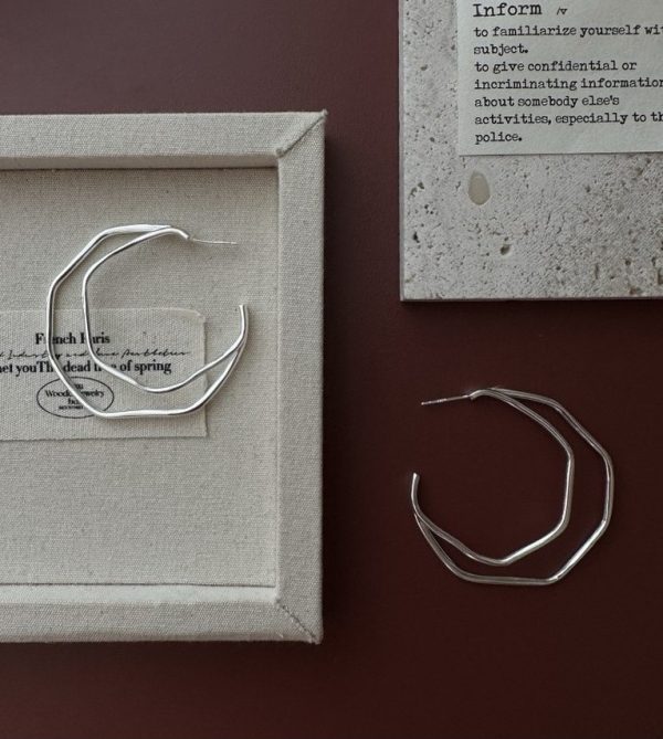 Wholesale 925 Sterling Silver Hoop Earrings - Image 3