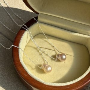 Wholesale 925 Sterling Silver Reclaimed Pearl Necklace