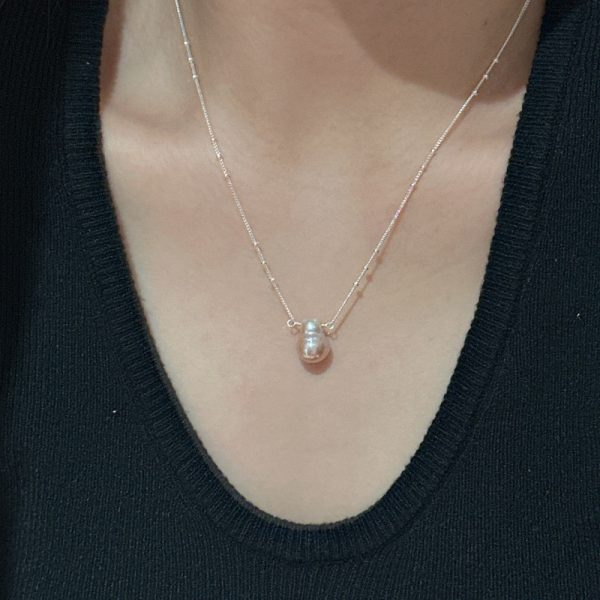 Wholesale 925 Sterling Silver Reclaimed Pearl Necklace - Image 5