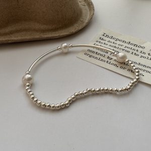 Wholesale 925 Sterling Silver Beaded Bracelet