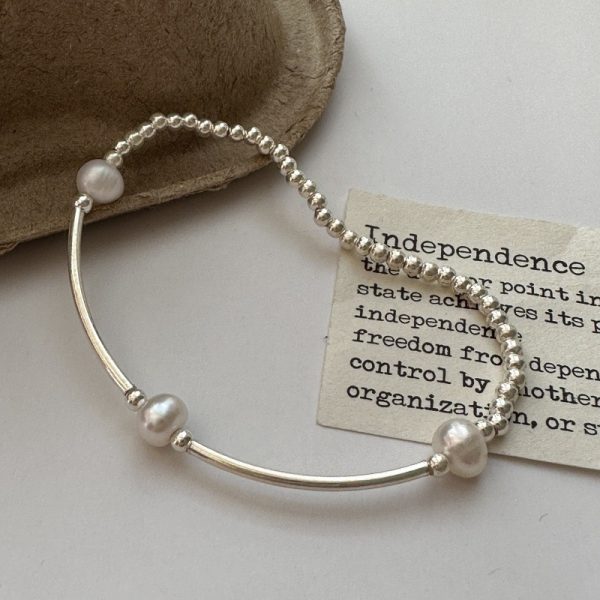 Wholesale 925 Sterling Silver Beaded Bracelet - Image 2