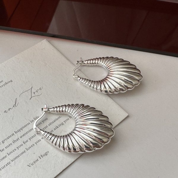 Wholesale 925 Sterling Silver U shaped Earrings - Image 2