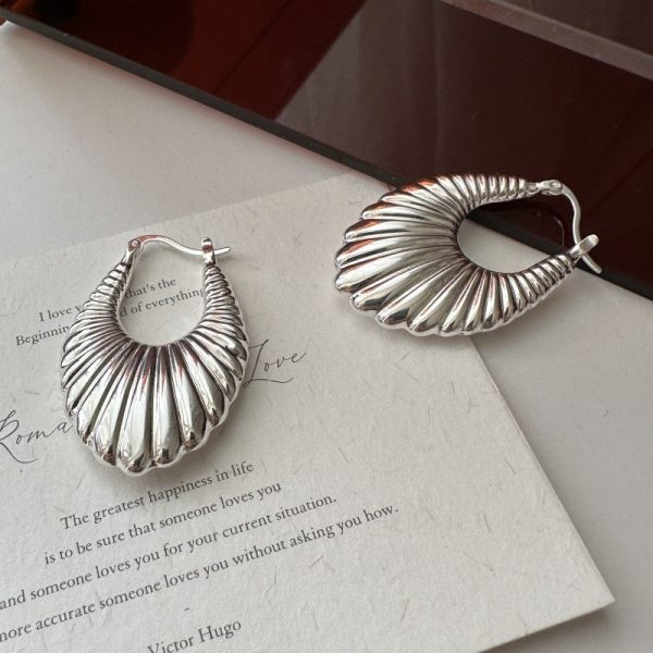 Wholesale 925 Sterling Silver U shaped Earrings - Image 3