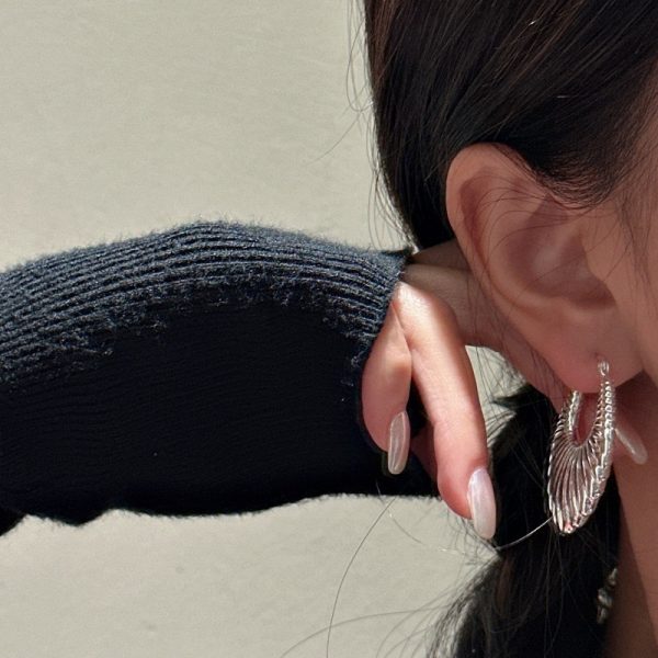 Wholesale 925 Sterling Silver U shaped Earrings - Image 5