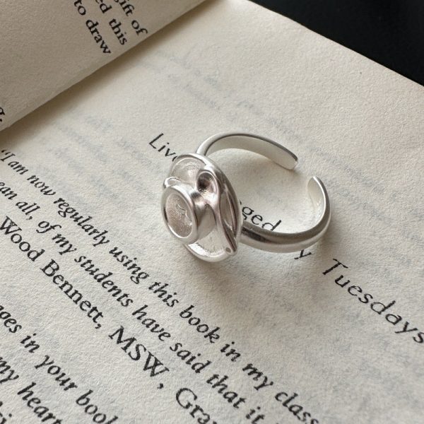 Wholesale 925 Sterling Silver Creative Coffee Cup Ring - Image 3
