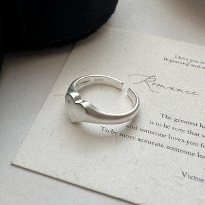 Wholesale 925 Sterling Silver Frosted Love Ring