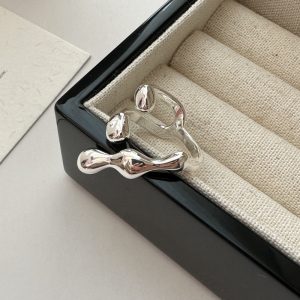 Wholesale 925 Sterling Silver Irregular Glory Ring