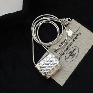 Wholesale 925 Sterling Silver Separable Bag Necklace
