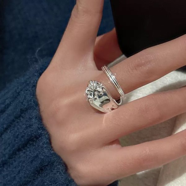Wholesale 925 Sterling Silver Cross Grain Ring - Image 5