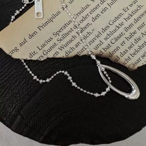 Wholesale 925 Sterling Silver Drop Bead Necklace