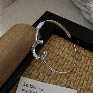 Wholesale 925 Sterling Silver U Shape Bangle