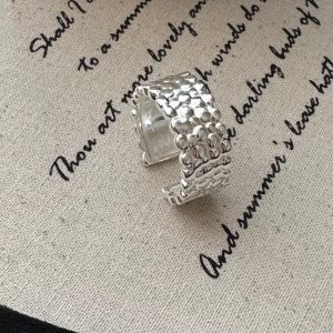 Wholesale 925 Sterling Silver Wide Bead Ring