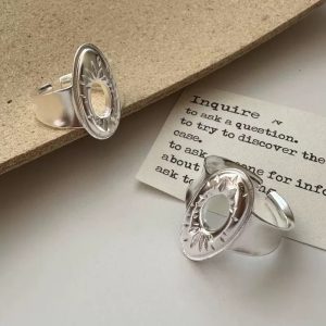 Wholesale 925 Sterling Silver Hollow Pattern Ring