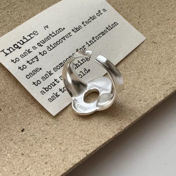 Wholesale 925 Sterling Silver Hollow Pattern Ring - Image 3