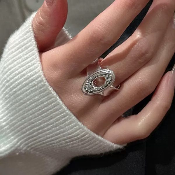 Wholesale 925 Sterling Silver Hollow Pattern Ring - Image 4