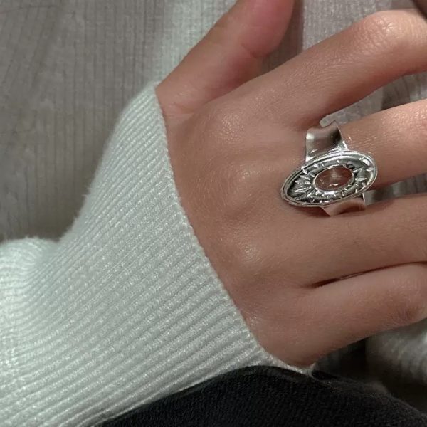 Wholesale 925 Sterling Silver Hollow Pattern Ring - Image 5