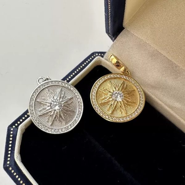 Wholesale 925 Sterling Silver Star Zircon Pendant
