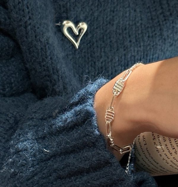 Wholesale 925 Sterling Silver Irregular Basic Bracelet - Image 6