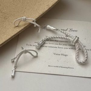 Wholesale 925 Sterling Silver Bow Earrings & Brooch