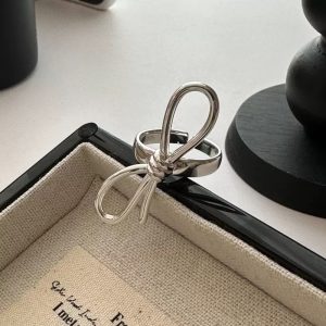 Wholesale 925 Sterling Silver Bow Ring