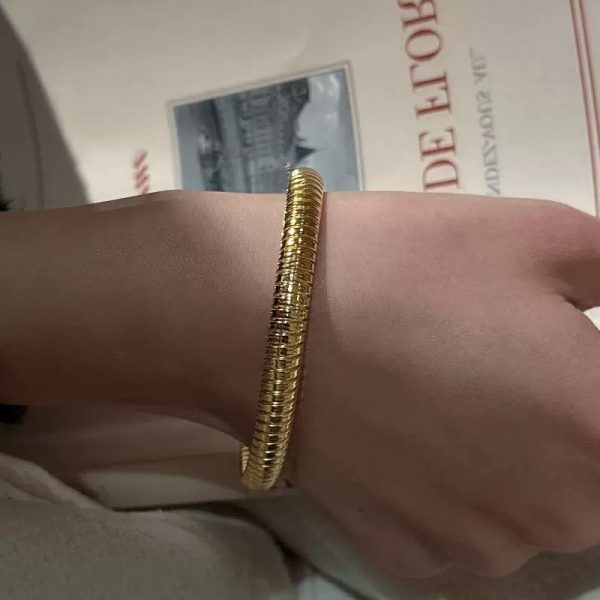 Wholesale 925 Sterling Silver Hollow Retro Stretch Bracelet - Image 3