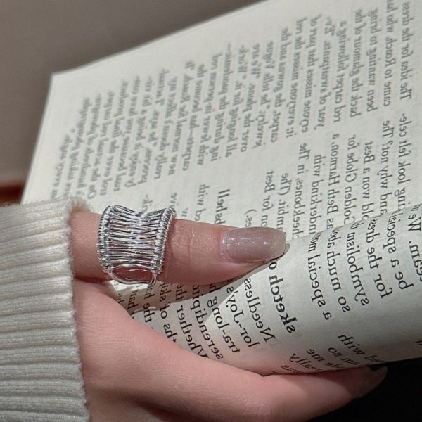 Wholesale 925 Sterling Silver Bold Open Ring - Image 4